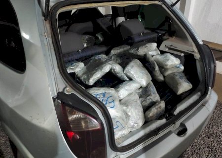 Polícia Rodoviária apreende 357 quilos de maconha em Bataguassu