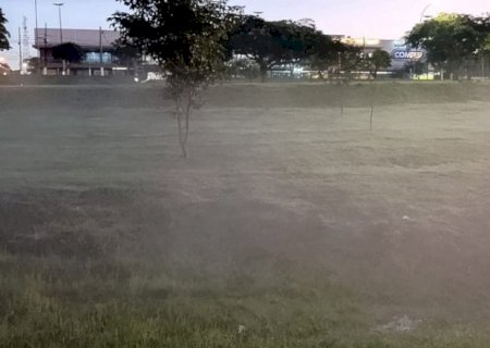 Dourados tem geada e mínima de 3,3ºC na manhã mais fria do ano