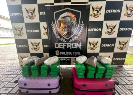 Mulher é presa com maconha e sementes da planta em terminal rodoviário