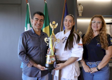 Douradense Mirella Aguirre representará Brasil no Mundial de Karatê no Japão