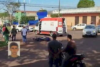 Motociclista morre após colisão com SUV no centro de Dourados