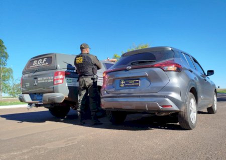 Veículo roubado em São Paulo é recuperado pelo DOF em Ponta Porã