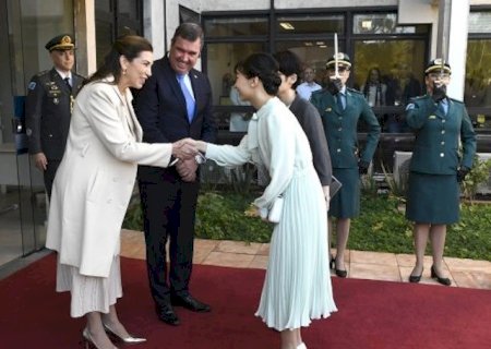 Princesa Akishino é recepcionada em MS