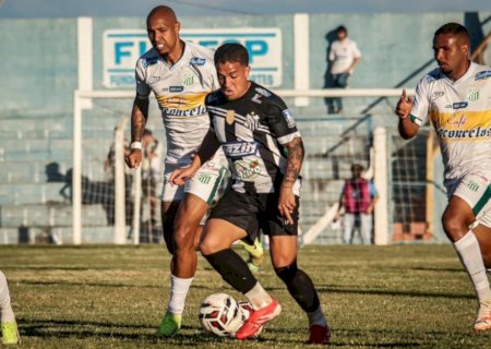Operário empata com Uberlândia em casa e vê classificação ficar improvável