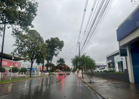 Meteorologia prevê segunda-feira chuvosa em Dourados