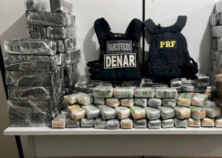 Ação conjunta prende motorista de ônibus com maconha e haxixe