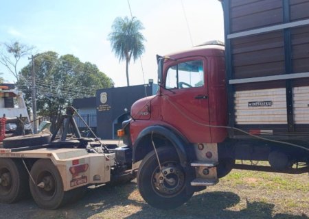 Quatro são presos em flagrante e caminhão roubado no Paraná é recuperado em MS