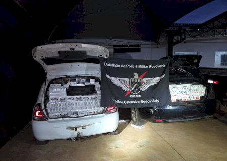 Polícia Militar apreende quase R$ 400 mil em medicamentos e cigarros na fronteira