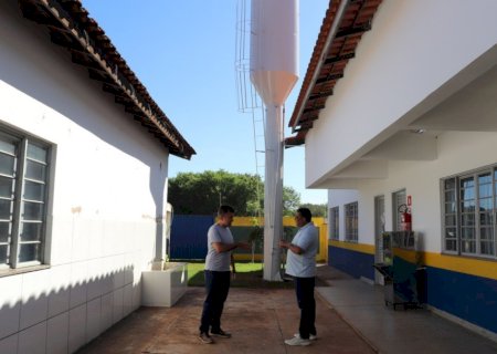 Ceim Claudete Pereira Lima recebe nova caixa d'água da prefeitura
