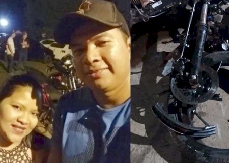 Casal morre em acidente entre moto e carro em Aquidauana