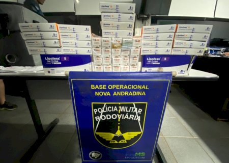 Polícia apreende emagrecedores contrabandeados que estavam sendo levados para SC