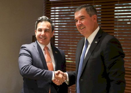 Para ampliar parcerias em áreas estratégicas, Governo de MS recebe representante dos EUA