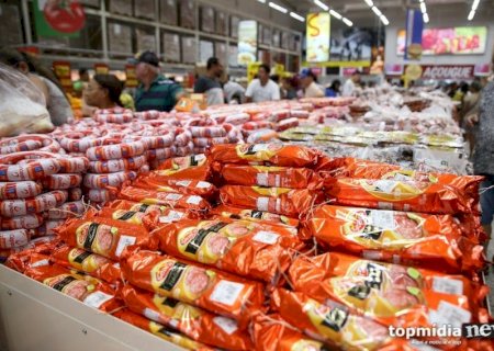 Idoso é agredido durante roubo a supermercado de Maracaju