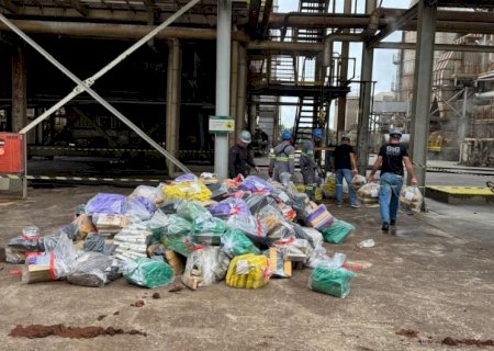 Mais de três toneladas de drogas são incineradas em Ivinhema