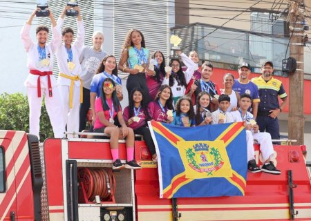A Manhã Desta Segunda-Feira, Foi Marcada Por Muita Emoção Jogos Escolares Da Juventude De Mato Grosso Do Sul
