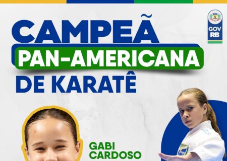Gabi Cardoso faz história e se consagra Campeã Pan-Americana de Karatê em Costa Rica