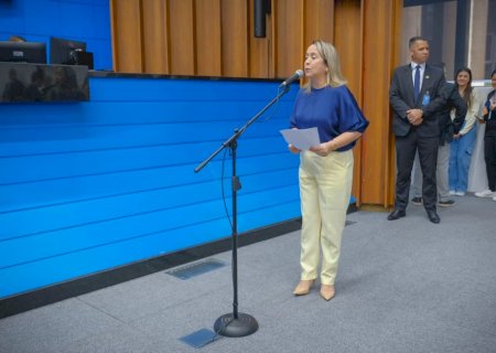 Lia Nogueira solicita ampliação do efetivo policial e reforço da segurança  no centro de Dourados