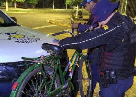 Bicicleta furtada em Itaporã é recuperada durante abordagem em Dourados