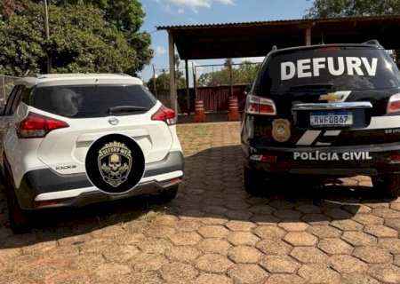Veículo roubado é recuperado e dono de oficina preso em MS