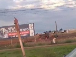 Viatura capota durante treinamento de pilotagem tática da PM Ambiental em Dourados
