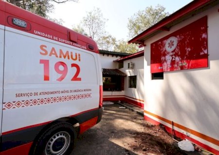 Mulher é socorrida após ser ferida durante bebedeira