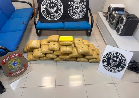 Polícia Federal apreende 43 quilos de entorpecentes em Corumbá