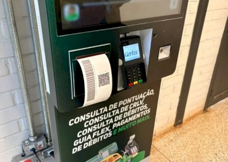 Totens digitais do Detran-MS alcançam 4 mil atendimentos em três semanas